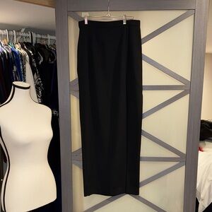 Elegant Black Maxi Pencil Skirt